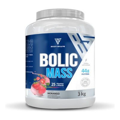 Hipercalórico Bolic Mass 3kg 44g Proteína - Body Shape Sabor