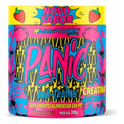 Pré Treino Panic Sabor Morango Adaptogen 300g - Treino